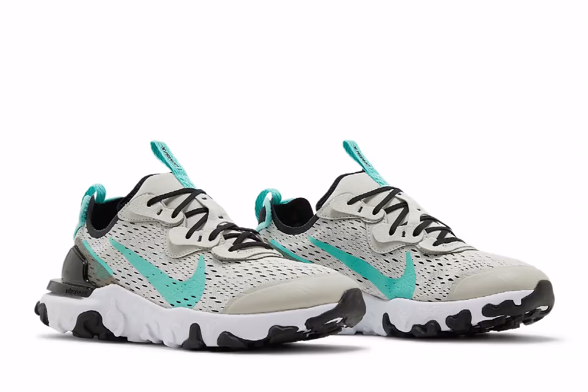 Nike React Vision GS Light Bone Tropical Twist, view 9