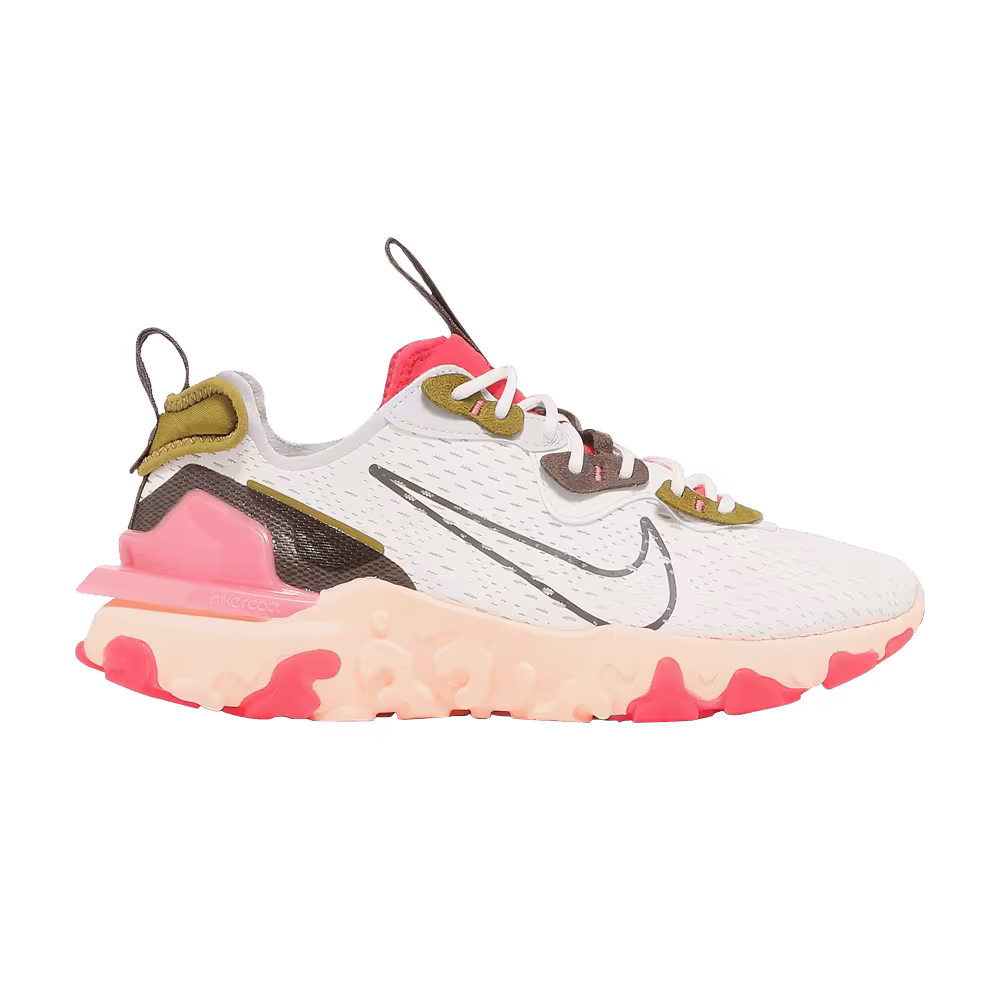 Nike Women's React Vision White Siren Red