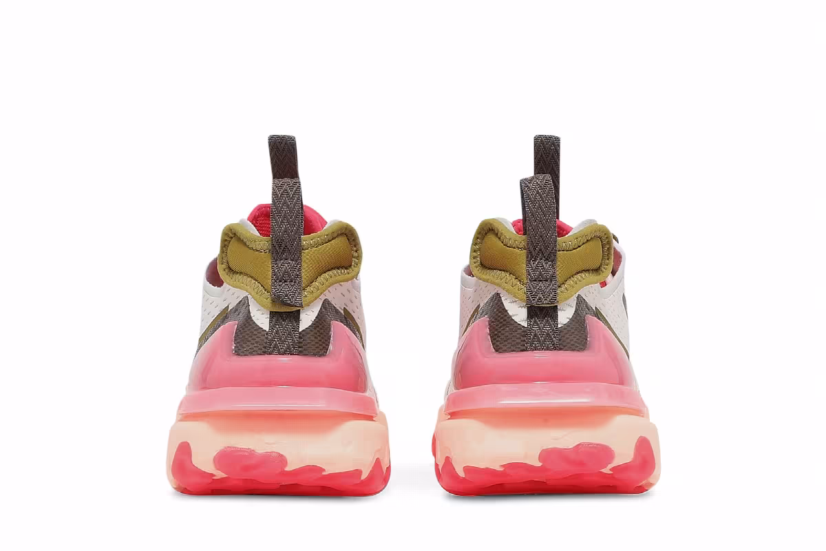Nike Women's React Vision White Siren Red, view 7