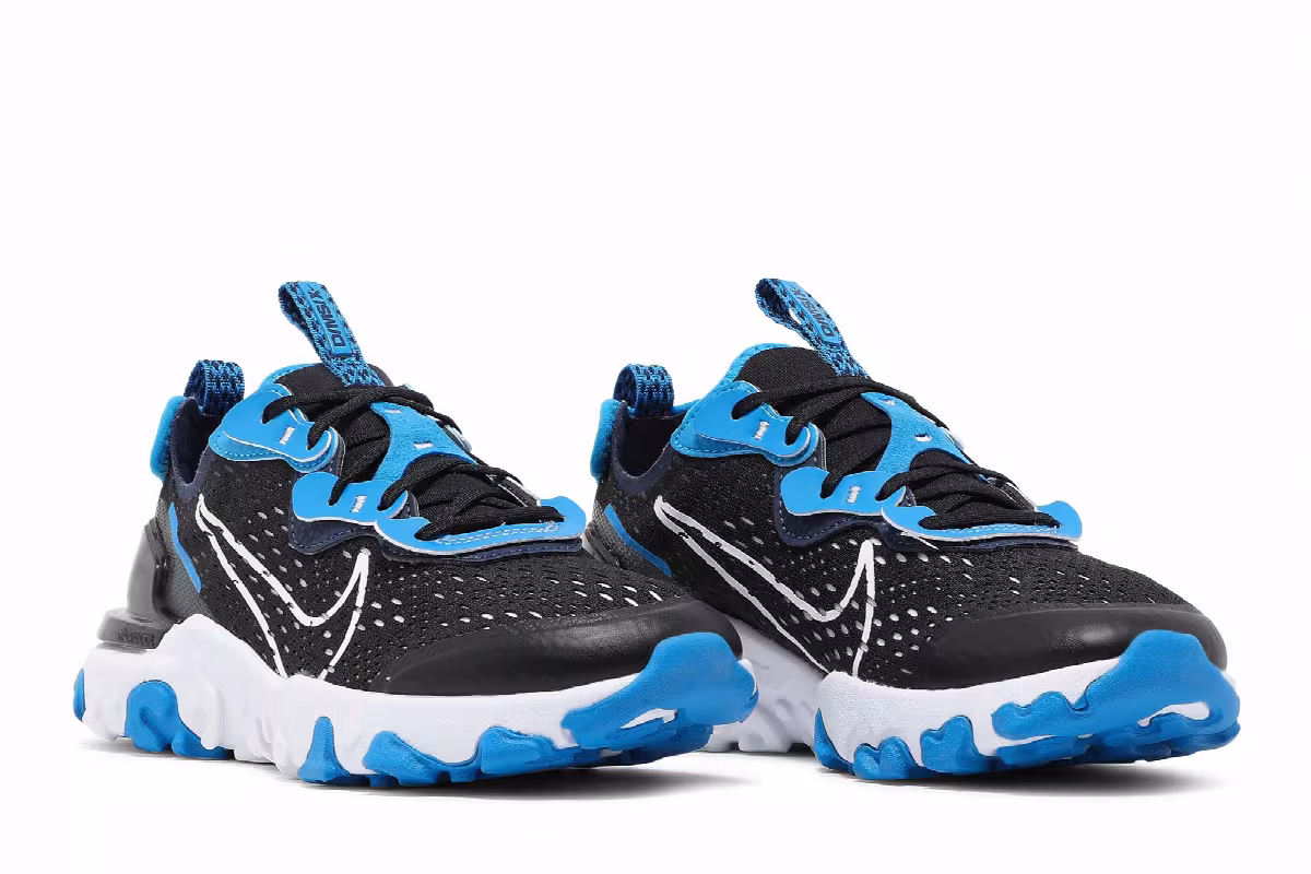 Nike React Vision GS Black Midnight Navy, view 9