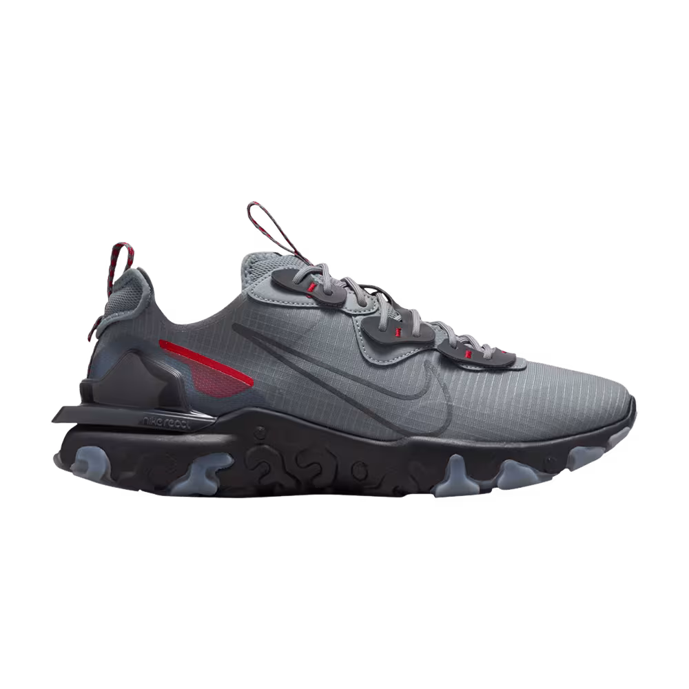 Nike React Vision Cool Grey University Red