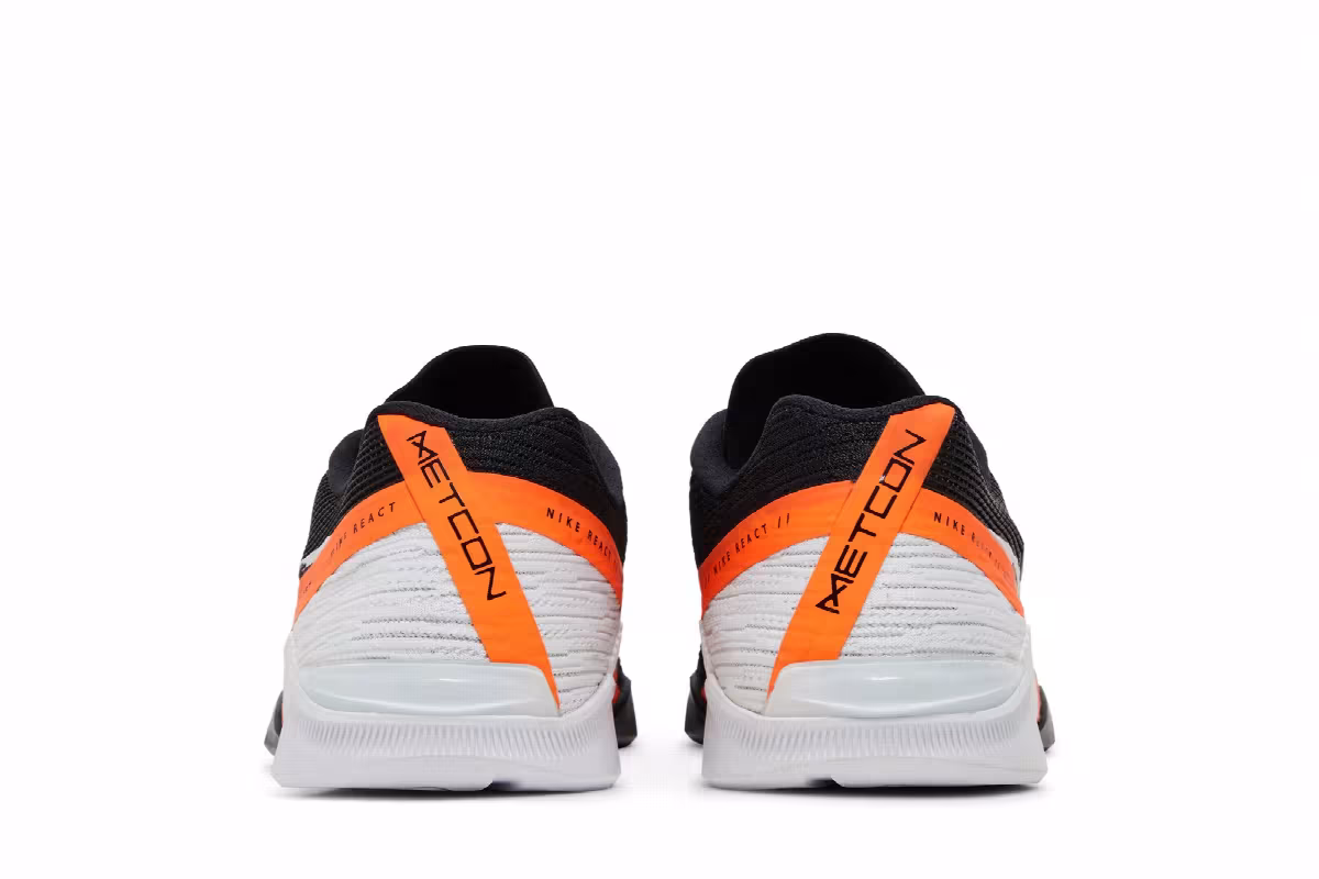 Nike React Metcon Turbo Black Total Orange, view 7