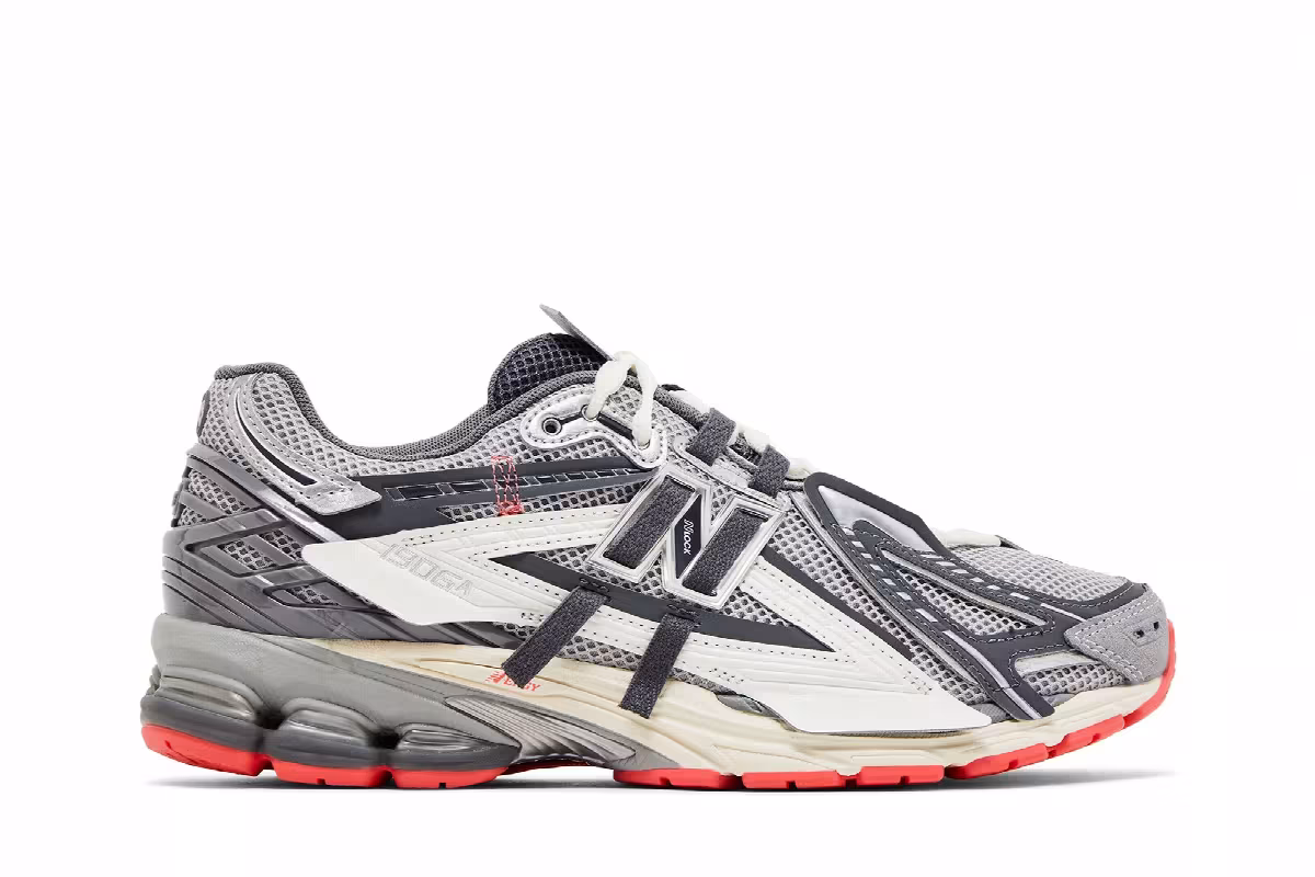New Balance 1906A Slate Grey Raincloud Drift Red, view 2