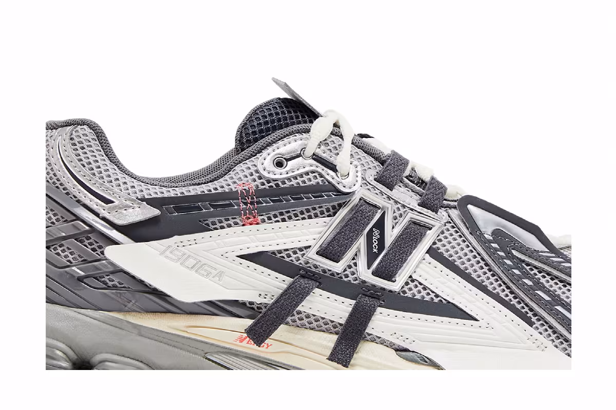 New Balance 1906A Slate Grey Raincloud Drift Red, view 3