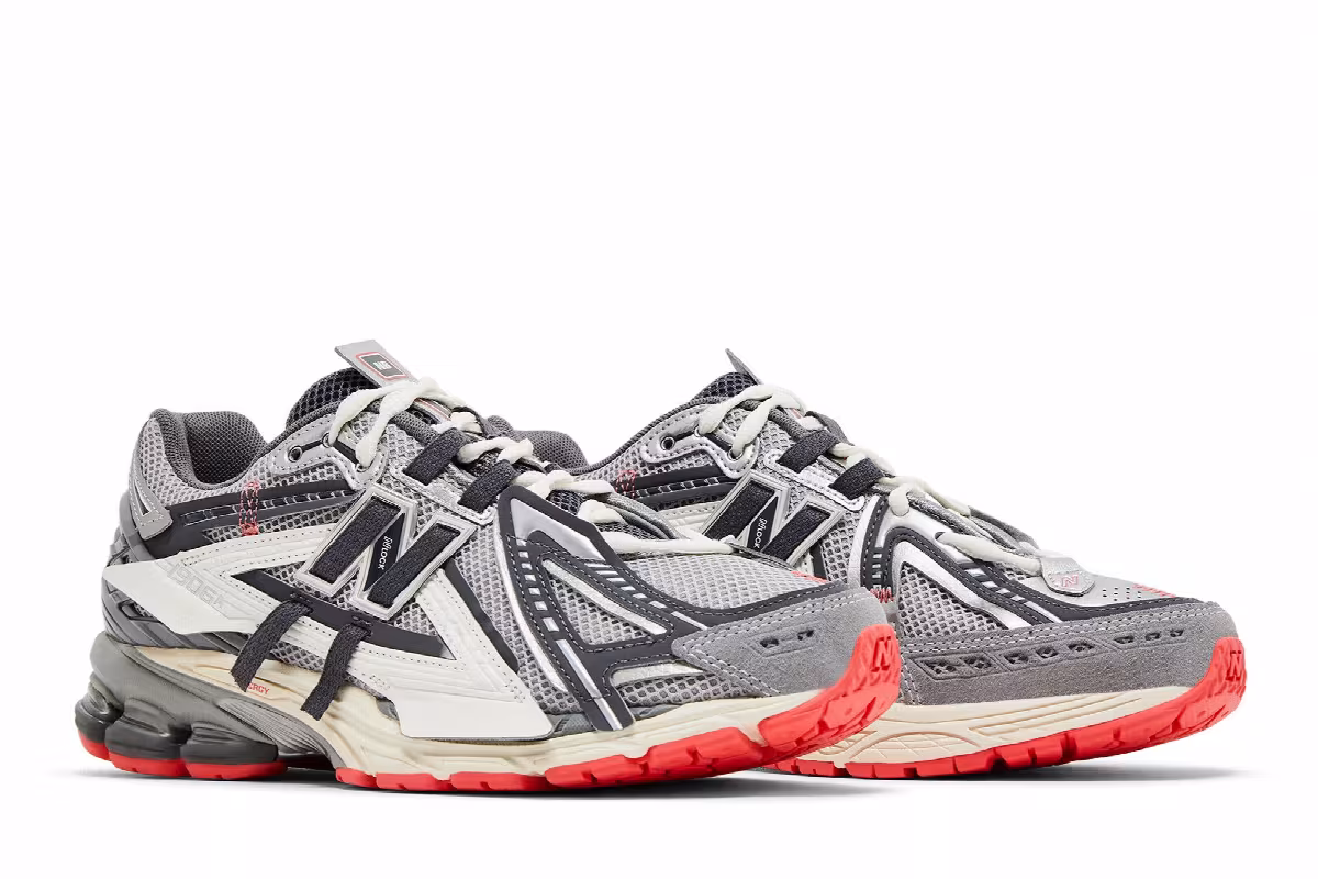 New Balance 1906A Slate Grey Raincloud Drift Red, view 9