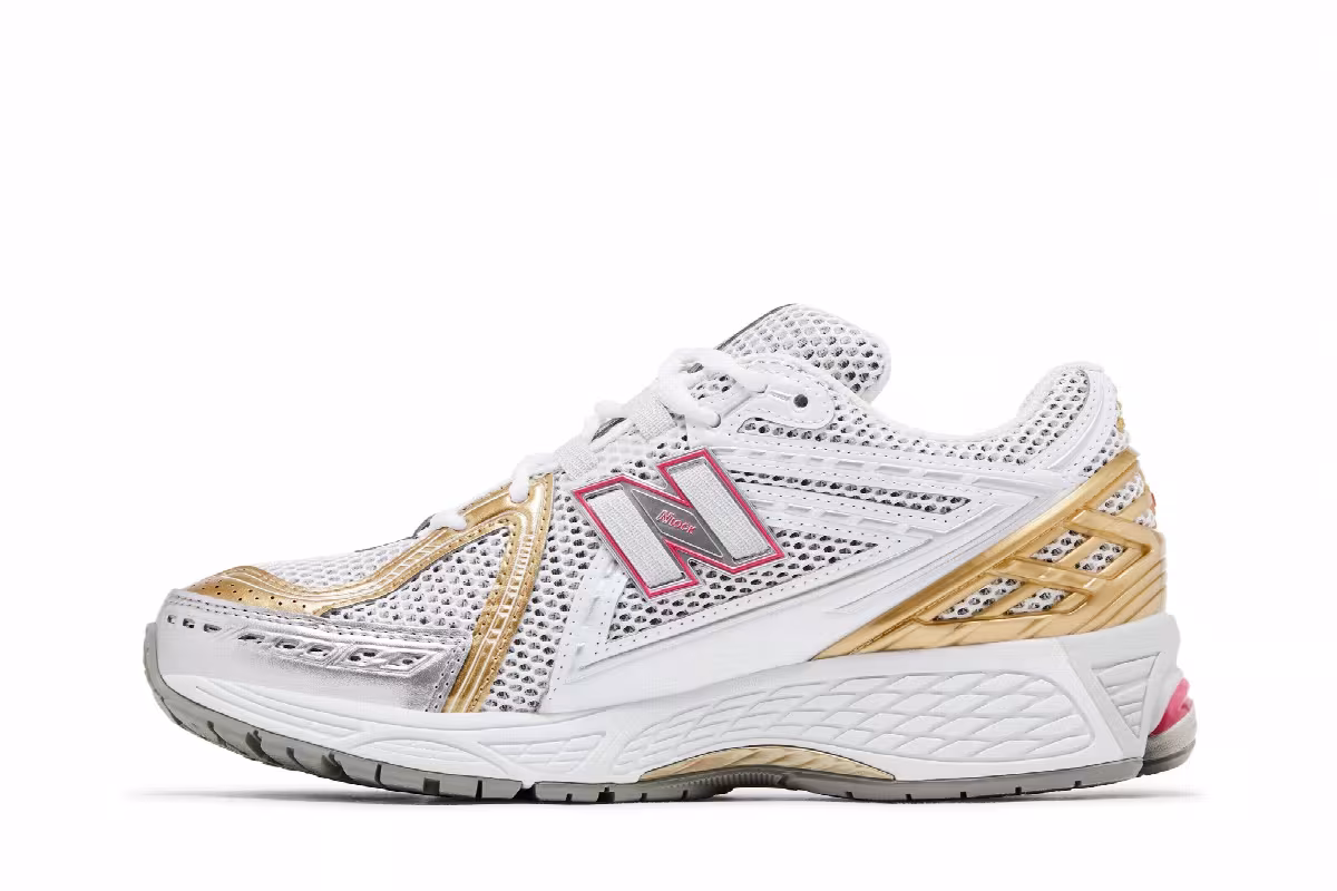 New Balance 1906R Silver Metallic Dragon Berry, view 4