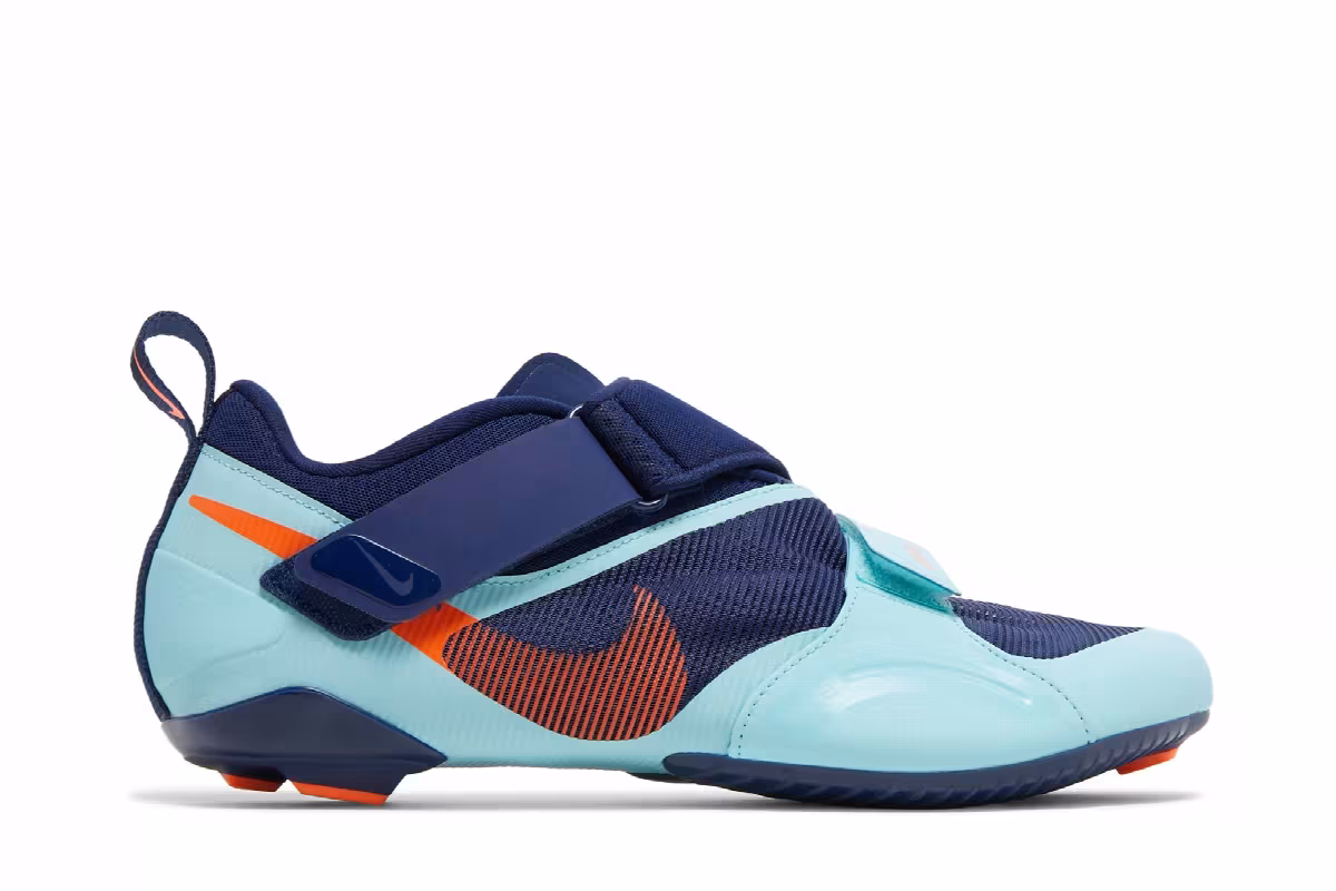 Nike SuperRep Cycle Blue Void Copa Orange, view 2