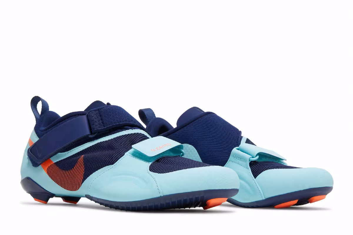 Nike SuperRep Cycle Blue Void Copa Orange, view 9