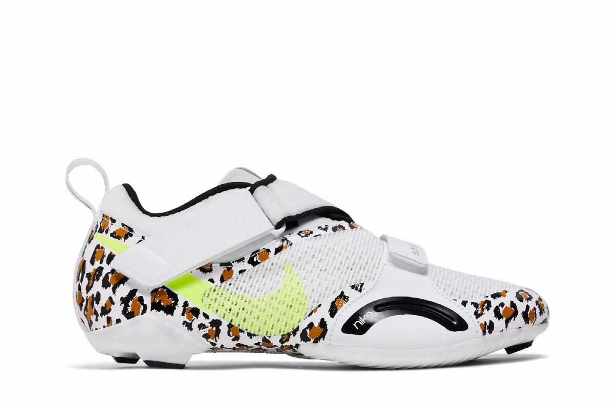 Nike Women's SuperRep Cycle Leopard, view 2