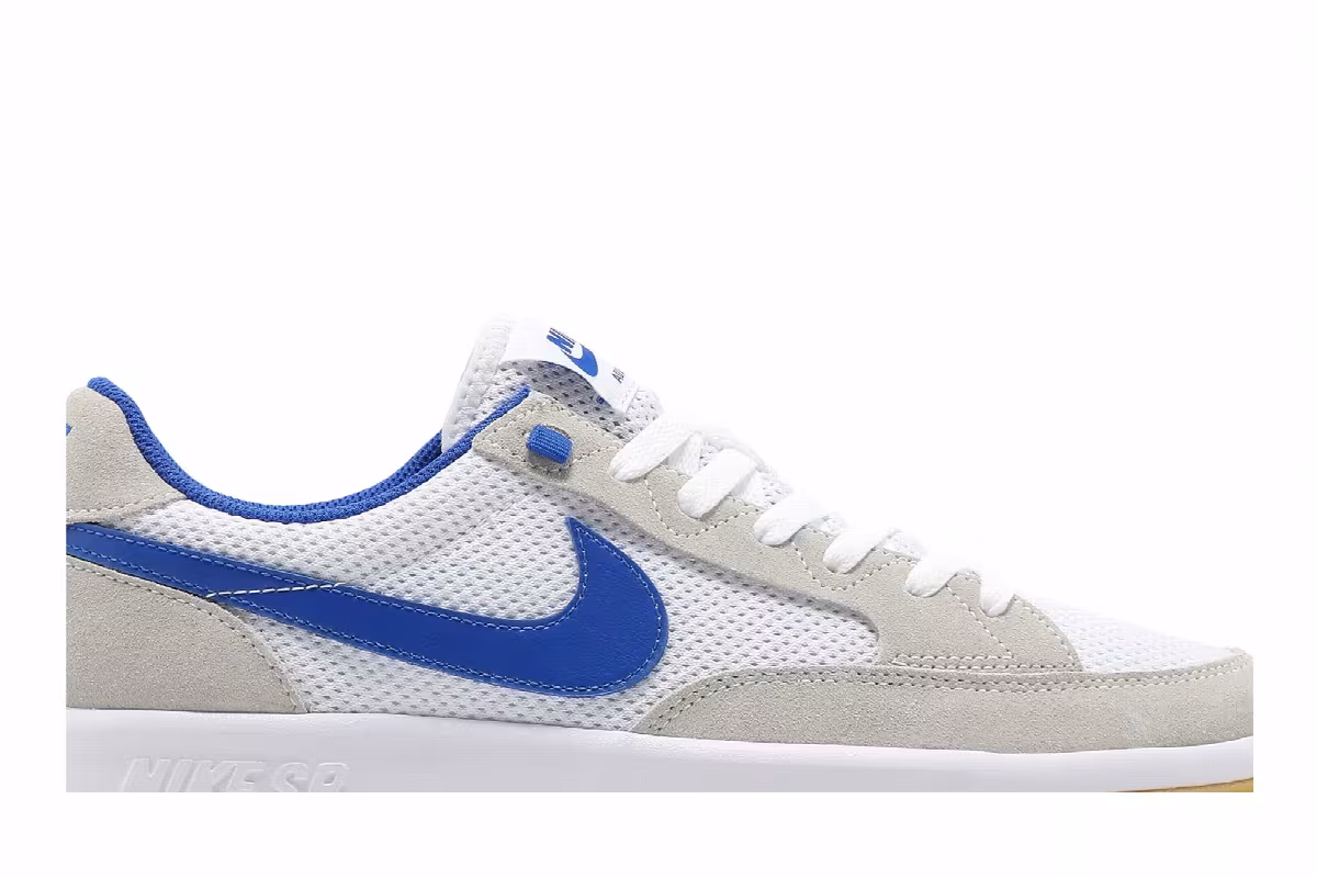 Nike Adversary SB White Hyper Royal, view 3