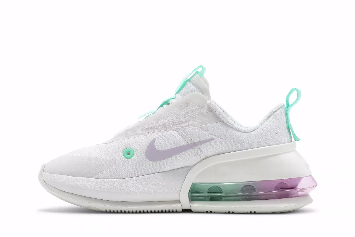 Nike Women's Air Max Up White Green Glow Lilac, view 4
