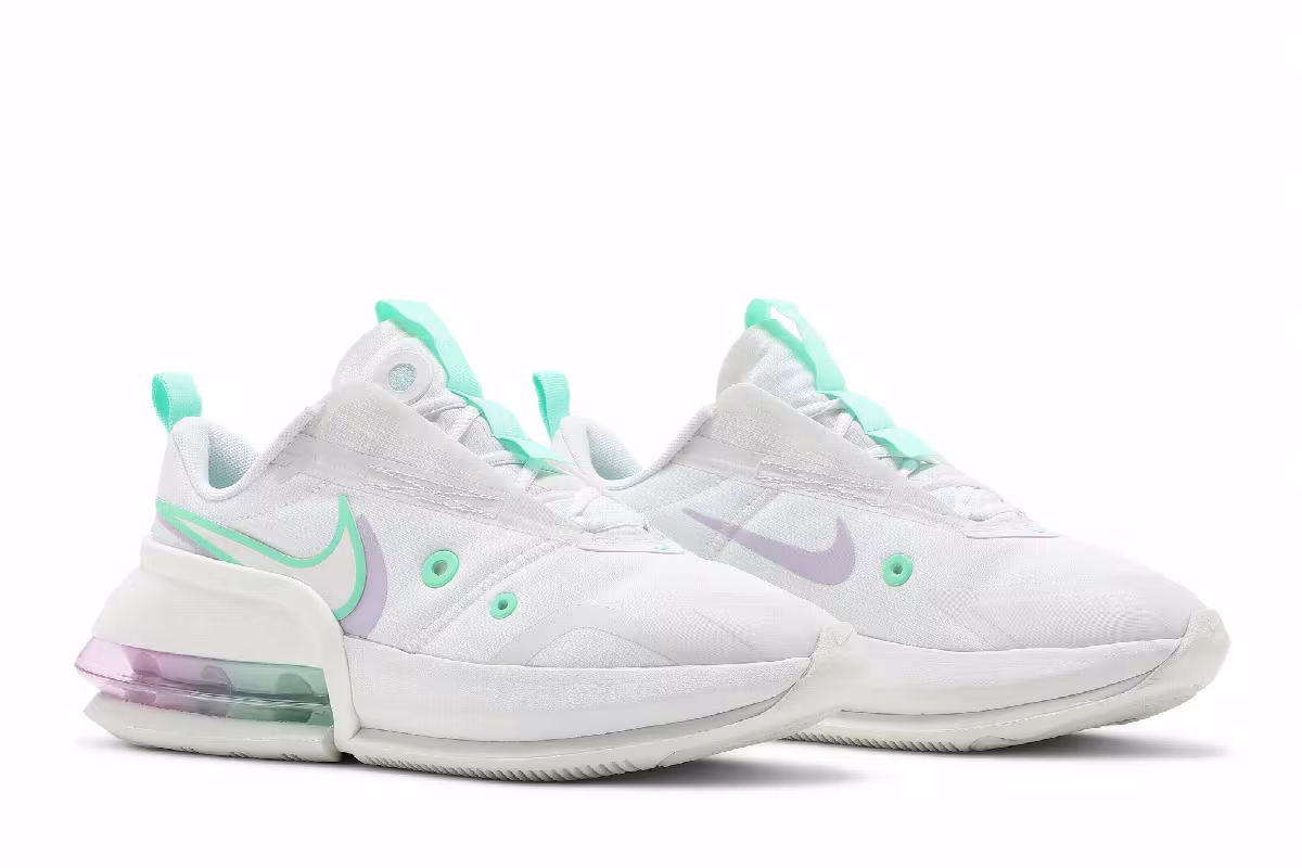 Nike Women's Air Max Up White Green Glow Lilac, view 9