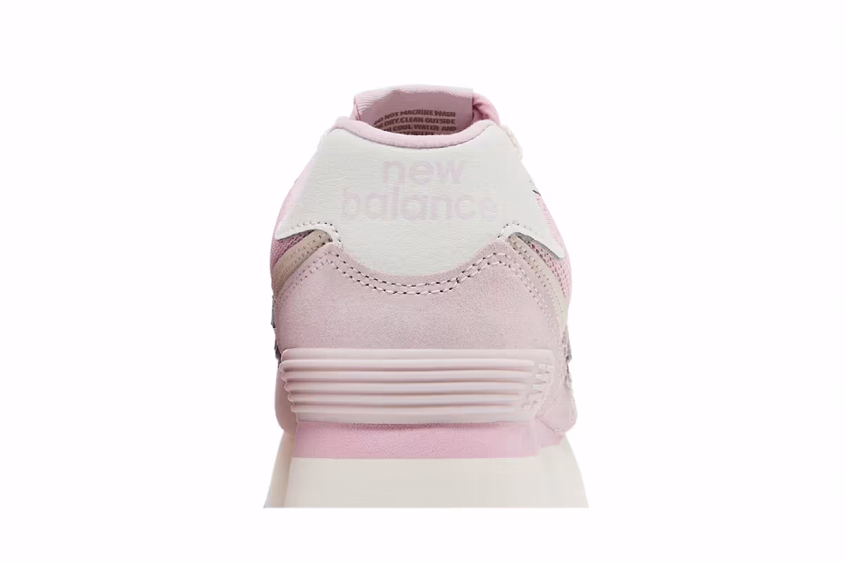 New Balance Women's 574+ Mid Century Pink, view 8
