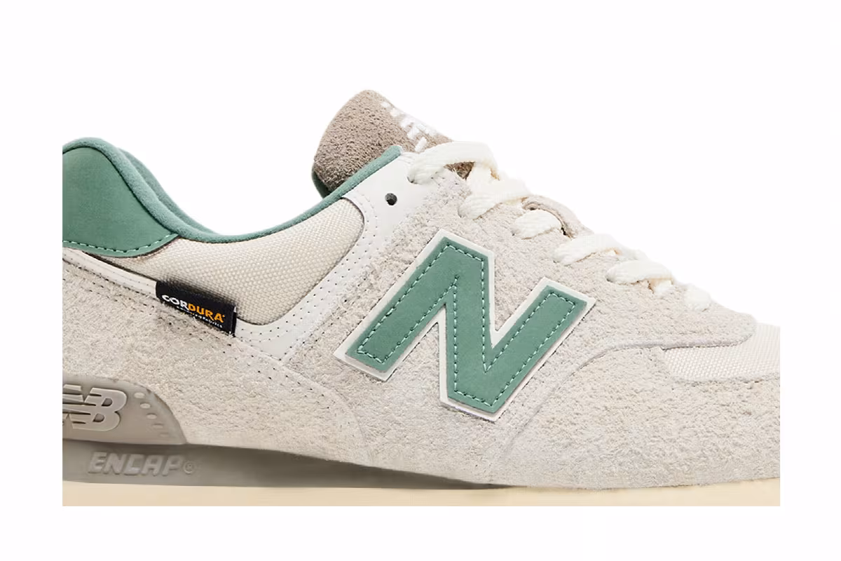 New Balance 574 Cordura Pack - Calcium New Spruce, view 3