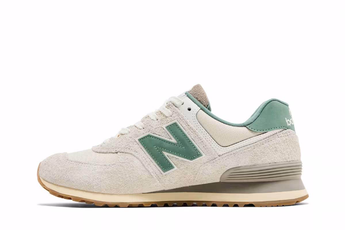 New Balance 574 Cordura Pack - Calcium New Spruce, view 4
