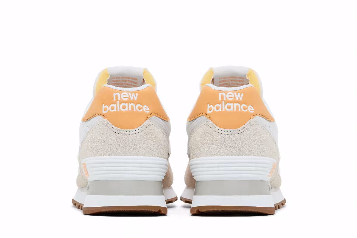 New Balance Women's 574 Timberwolf Alpha Orange, view 7