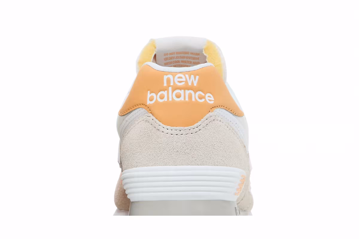 New Balance Women's 574 Timberwolf Alpha Orange, view 8