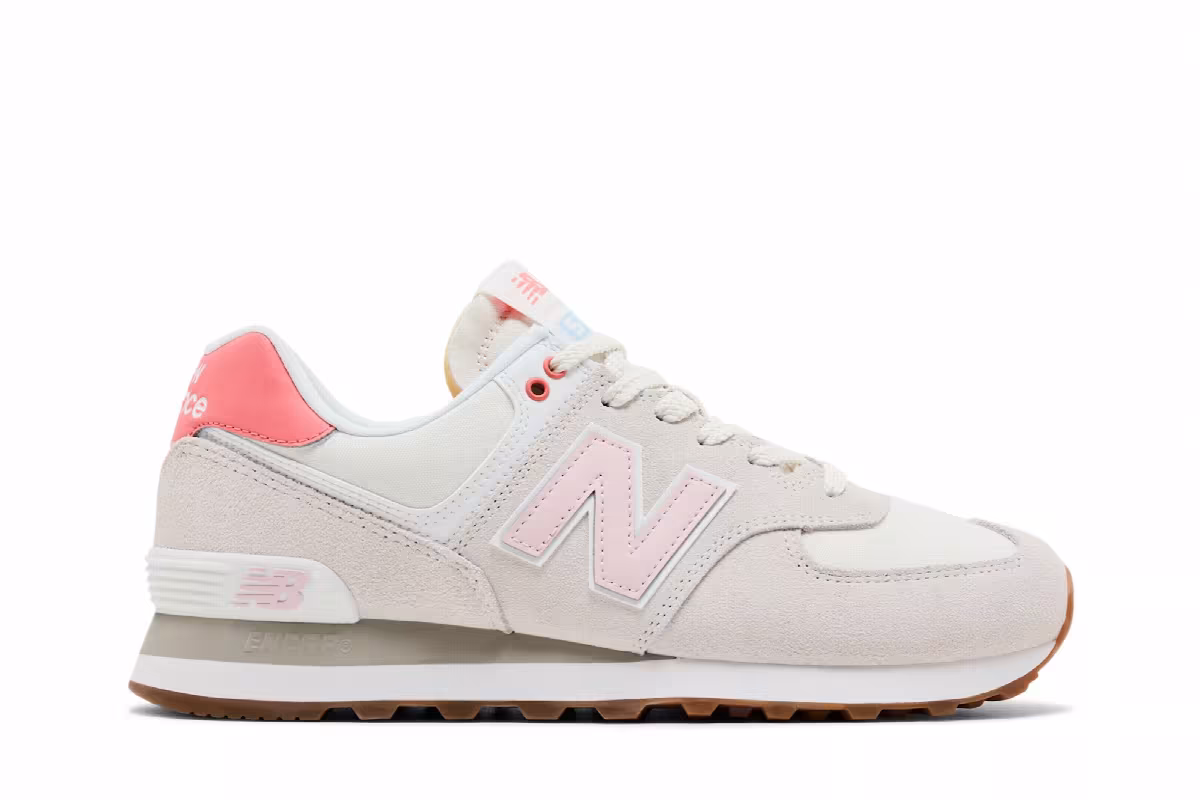 New Balance Women's 574 Reflection Rose Sugar, view 2