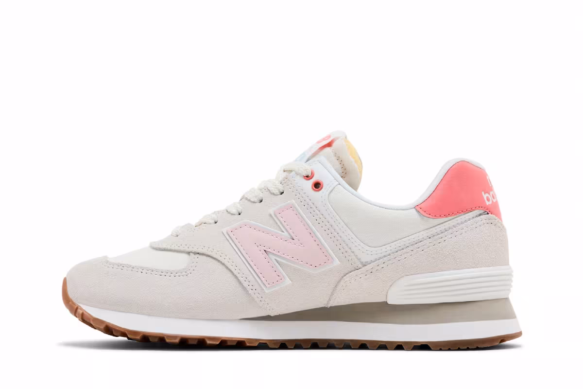 New Balance Women's 574 Reflection Rose Sugar, view 4