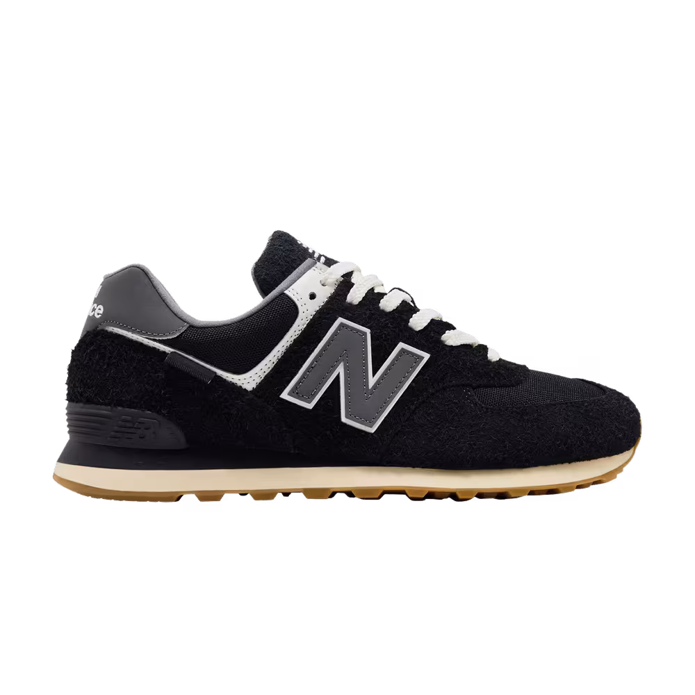 New Balance 574 Black Cordura Suede