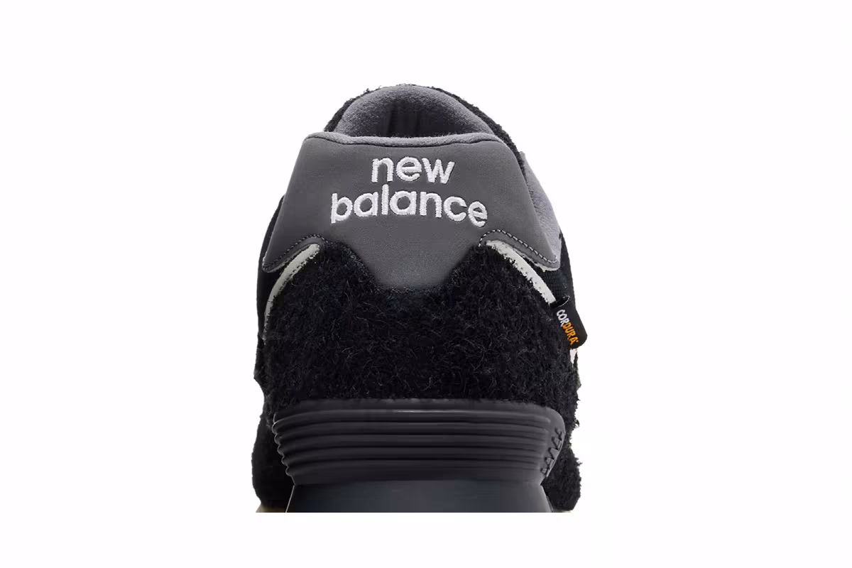 New Balance 574 Black Cordura Suede, view 8