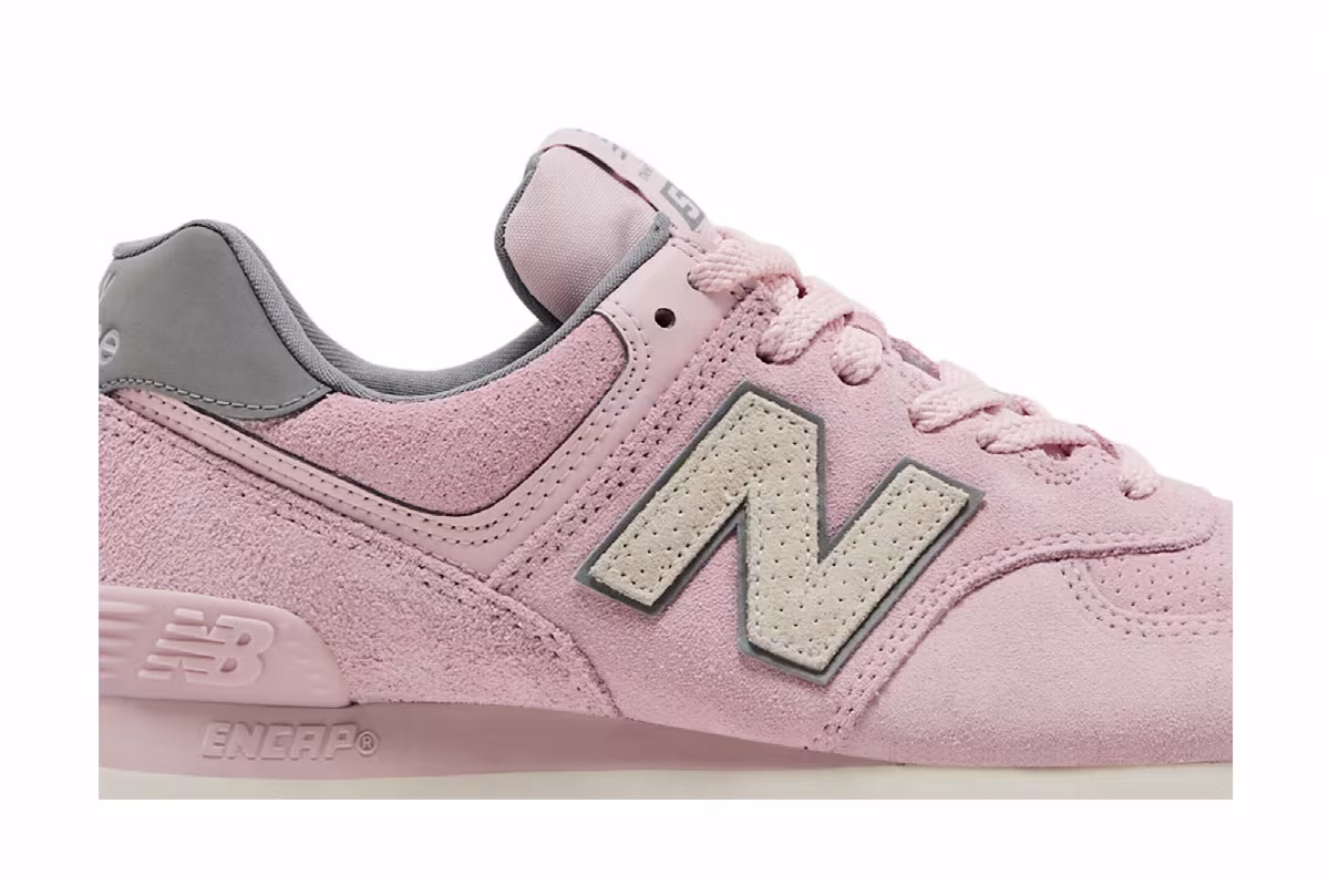 New Balance Women's 574 Rose Sugar, view 3