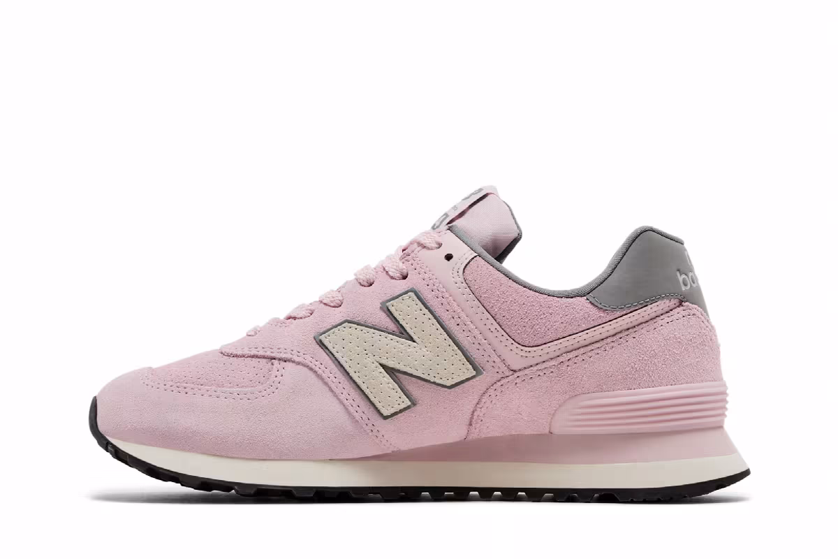 New Balance Women's 574 Rose Sugar, view 4