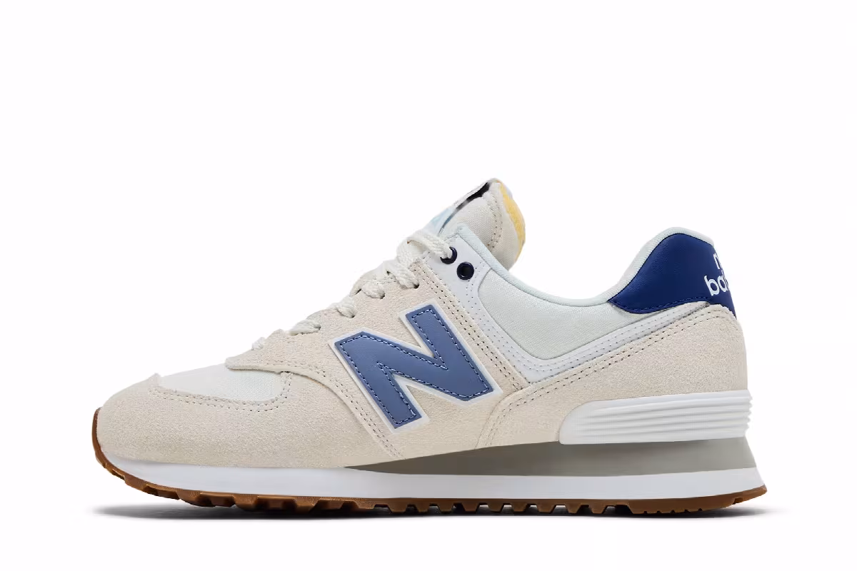New Balance Women's 574 Linen Indigo, view 4