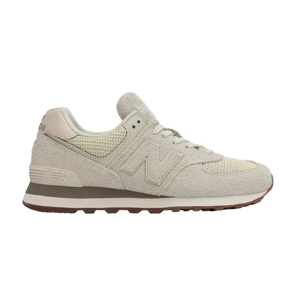 New Balance Women's 574 Mineral Hairy Suede