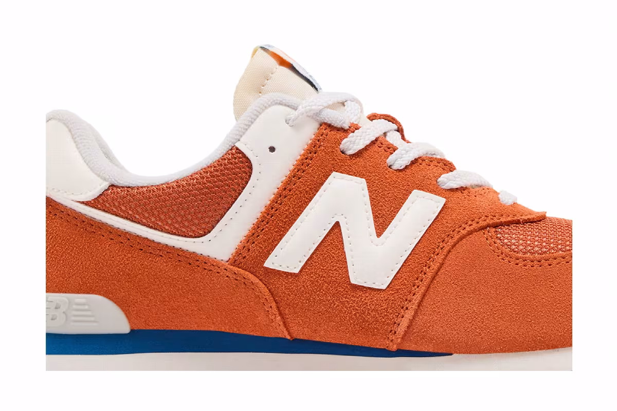 New Balance 574 Big Kid Infield Clay, view 3