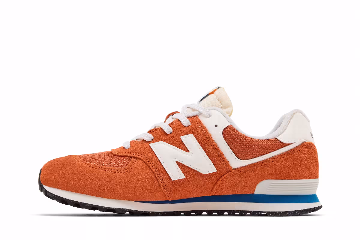 New Balance 574 Big Kid Infield Clay, view 4
