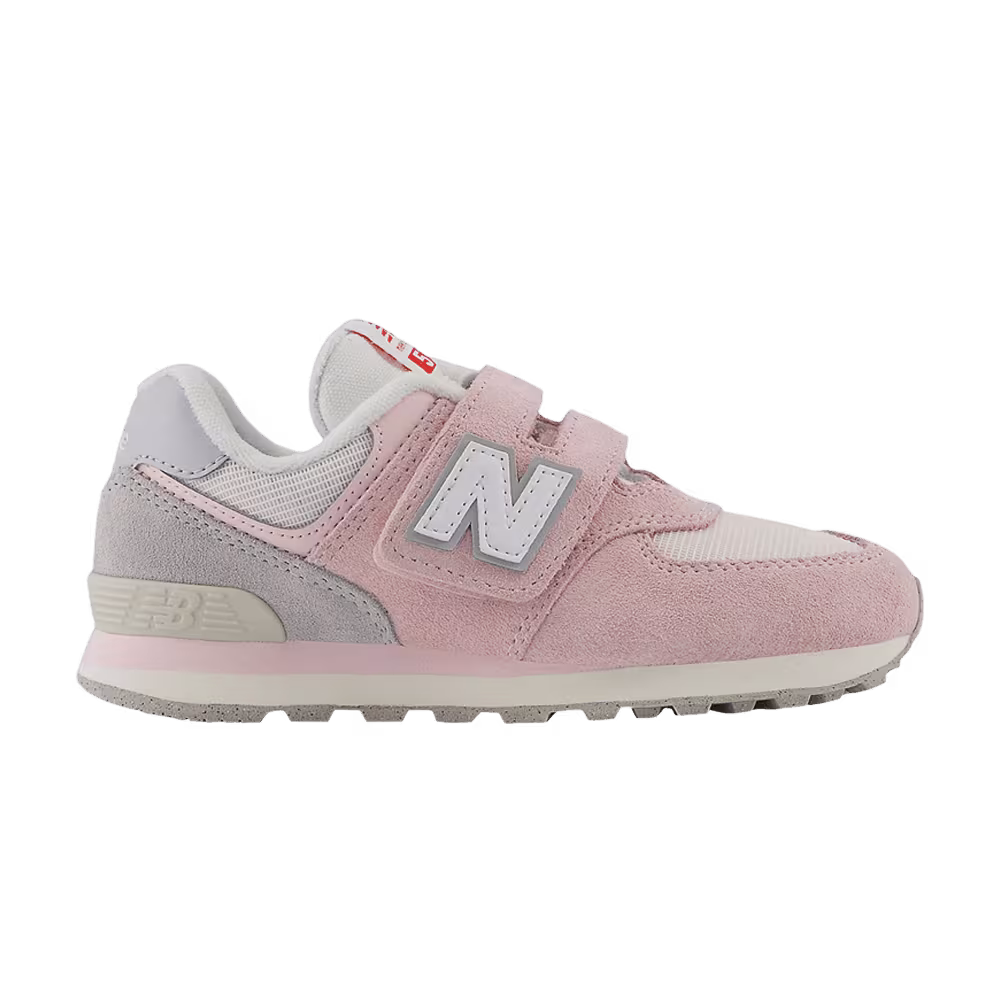 New Balance 574 Hook & Loop Little Kid Shell Pink Raincloud