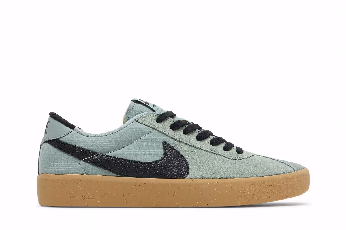 Nike Bruin React SB Jade Smoke Gum, view 2
