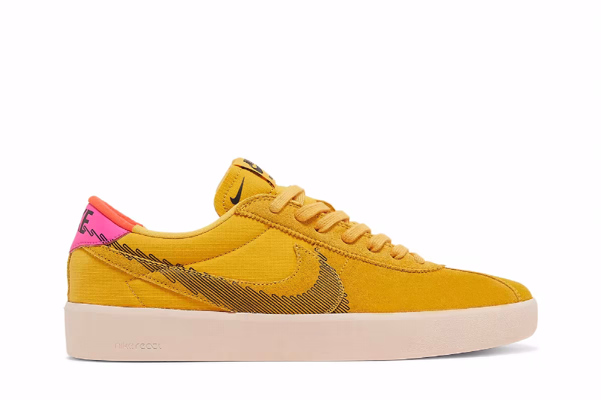 Nike Bruin React T SB Pollen, view 2