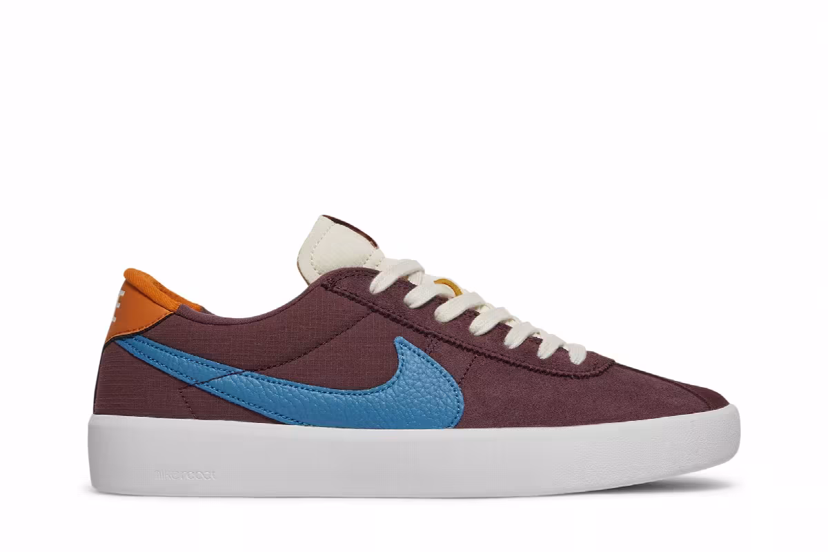 Nike Bruin React SB Dark Wine Dutch Blue, view 2