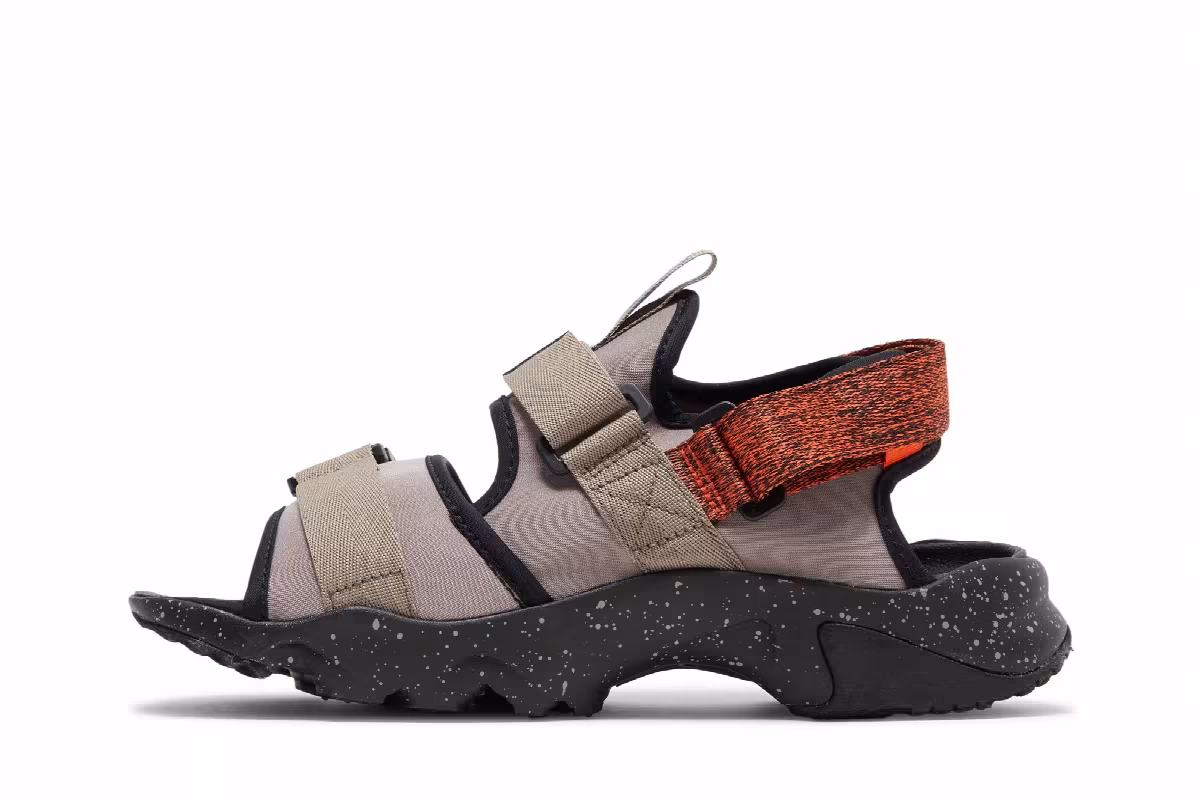 Nike Canyon Sandal Moon Fossil Orange, view 4
