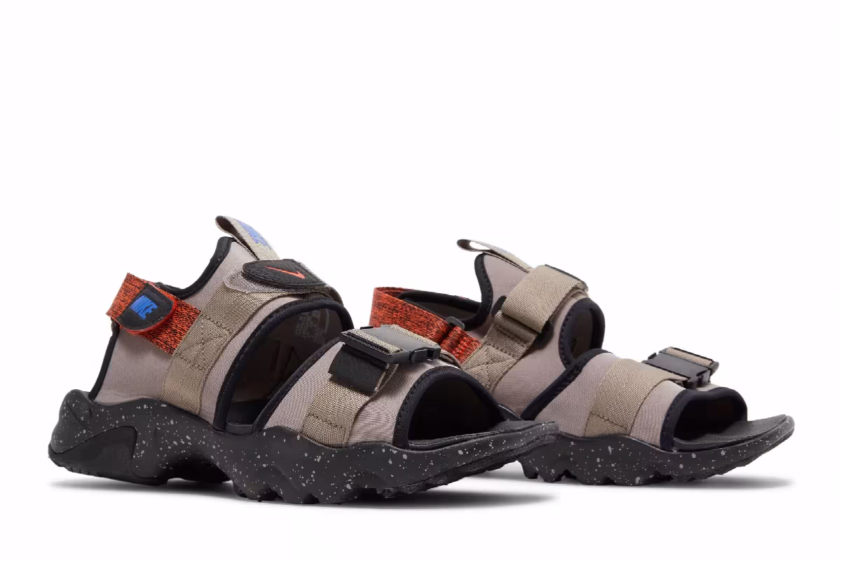 Nike Canyon Sandal Moon Fossil Orange, view 9