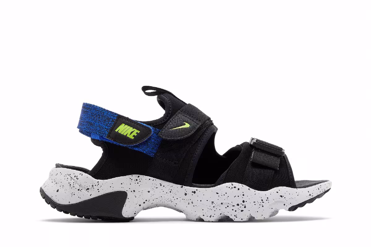 Nike Canyon Sandal Black Racer Blue, view 2