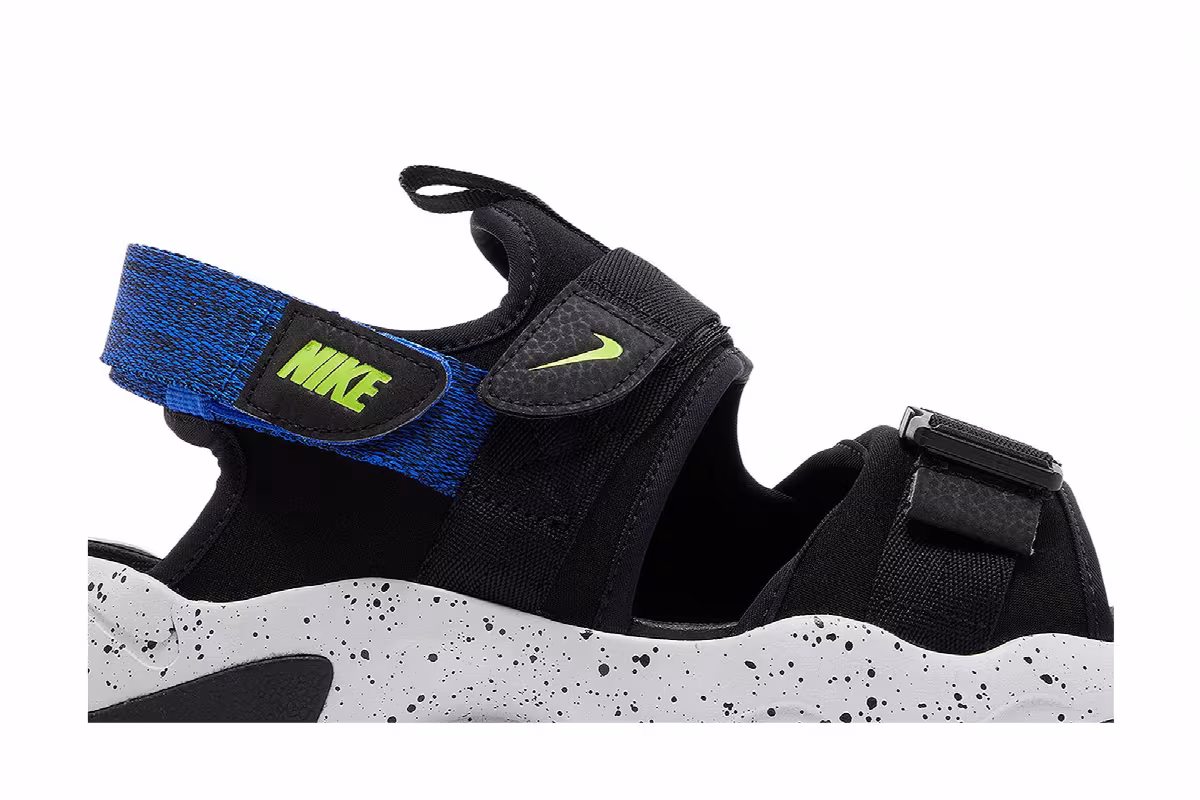 Nike Canyon Sandal Black Racer Blue, view 3