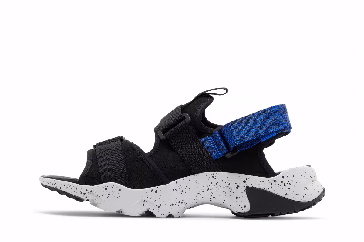 Nike Canyon Sandal Black Racer Blue, view 4