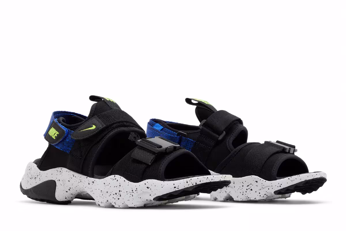Nike Canyon Sandal Black Racer Blue, view 9