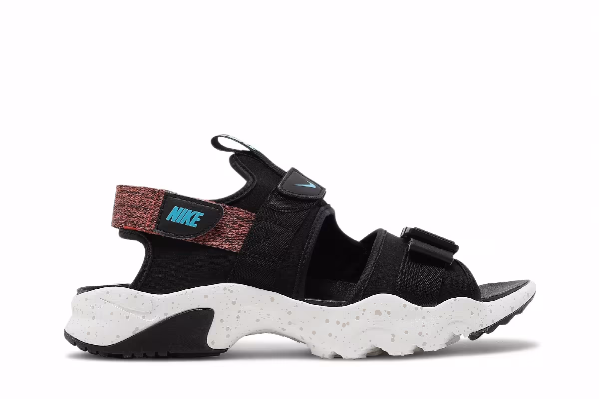 Nike Canyon Sandal Black Turf Orange, view 2