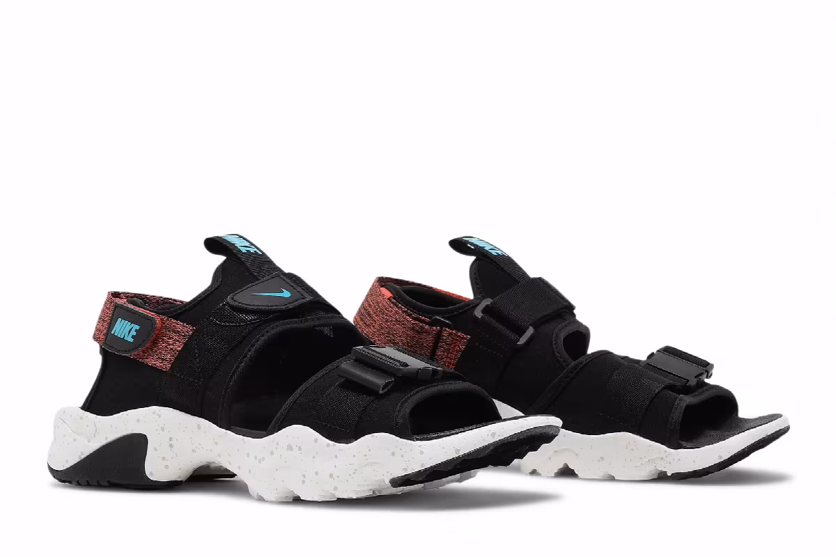 Nike Canyon Sandal Black Turf Orange, view 9