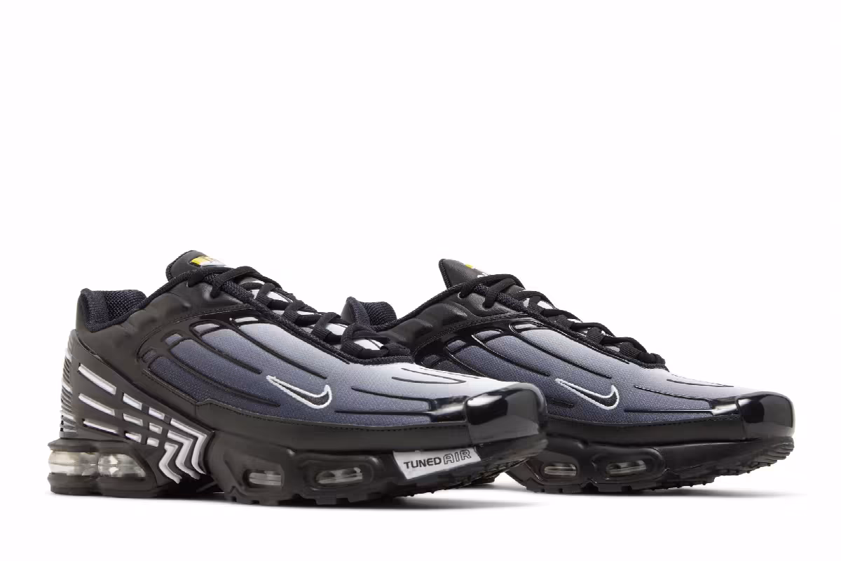 Nike Air Max Plus 3 Black White, view 9
