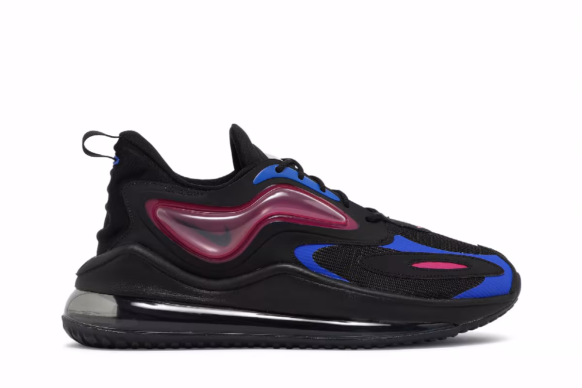 Nike Air Max Zephyr Black Fireberry Blue, view 2