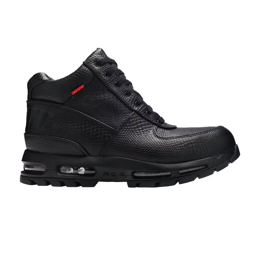 Supreme x Nike Air Max Goadome Black Snakeskin