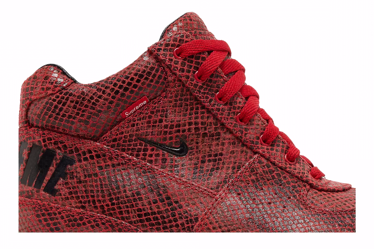 Supreme x Nike Air Max Goadome Red Snakeskin, view 3