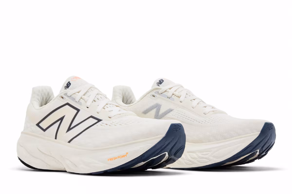 New Balance Women's Fresh Foam X 1080v14 Sea Salt Vintage Indigo, view 9