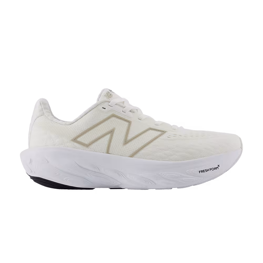 New Balance Women's Fresh Foam X 1080v14 White Light Gold Metallic