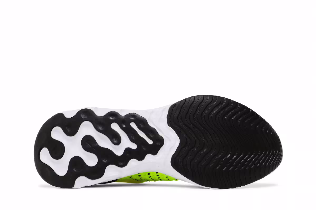 Nike React Phantom Run Flyknit 2 White Yellow, view 5